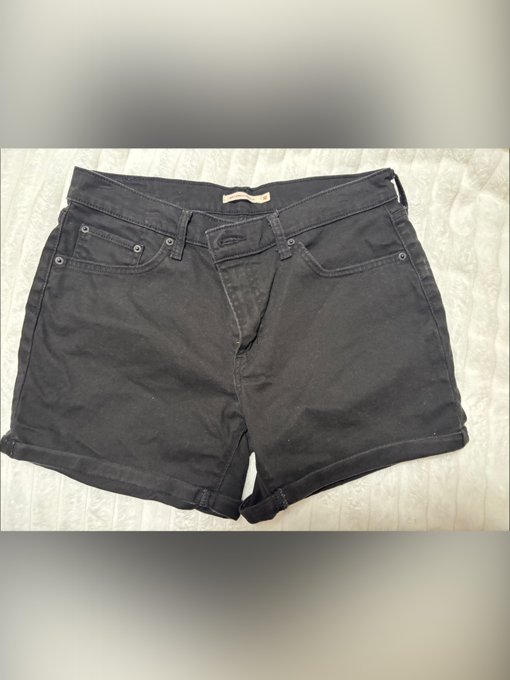Levi's Black Women's Jean Shorts